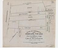 Clark Brothers 1899 Wood, Henderson Cameron Land Co., Hall - Copy 1, North Cambridge 1890c Survey Plans
